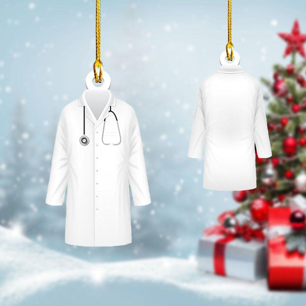 giftngon - Personalized NURSE Christmas Ornament | Custom Shaped Ornament V2